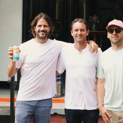 Montauk, Faherty collaboration outside the Montauk Brew Barn